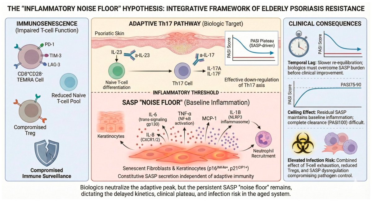 mdpi_dermato's tweet photo. 🧬🔬 Read in #DermatoMDPI:

"The Aging Skin–Psoriasis Interface: Could Cellular Senescence and Immunosenescence Slow Therapeutic Response?"

By Umberto Santaniello et al.

📖 https://t.co/tVyDkRihQ5

#Psoriasis #Dermatology #HealthyAging #CellularSenescence #Immunosenescence https://t.co/kv3L6n5Cq7