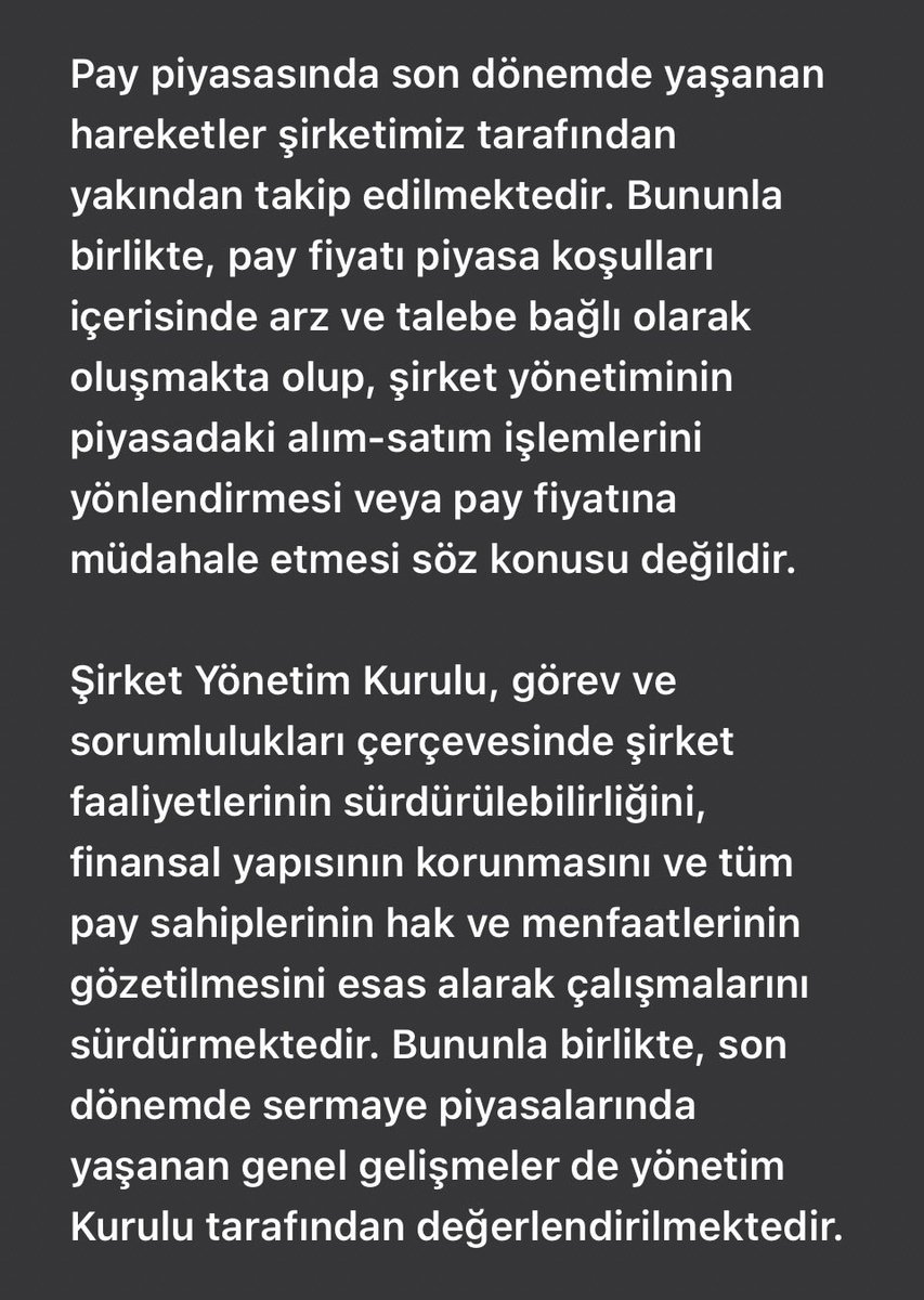 gurgencc's tweet photo. #Mart’ı yatırımcı ilişkilerinden gelen cevap. Tera Portföy ile ne tür iş ilişkiniz var kap bildirimi yapacakmısınız diye sormuştum. Bedelli sermaye artırımlarıyla KY nin sırtından borçlarını ödeyen Narin’ler 9 gündür durum değerlendirmesi yapıyorlarmış yönetim kurulu olarak https://t.co/BzXOu7LKOo