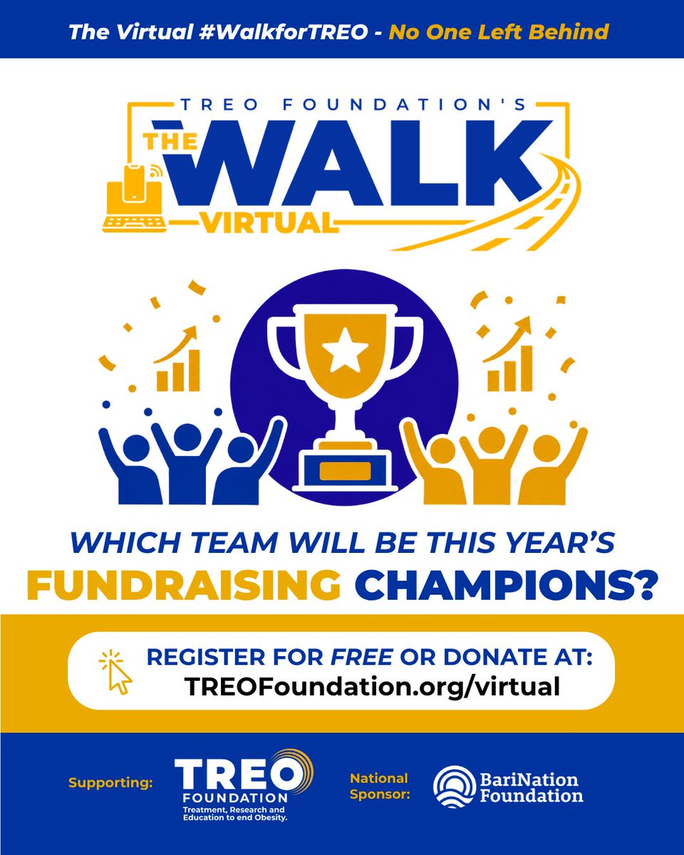 TREOTheWalk's tweet photo. 💜 Thank you to everyone who supported The Virtual #WalkforTREO.
The walking may be complete, but fundraising continues through October 3 at midnight ET!
Donate today at https://t.co/UDIb2sYCO5
#WalkforTREO @TREOTheWalk #NoOneLeftBehind https://t.co/ZhTCP3TN1G