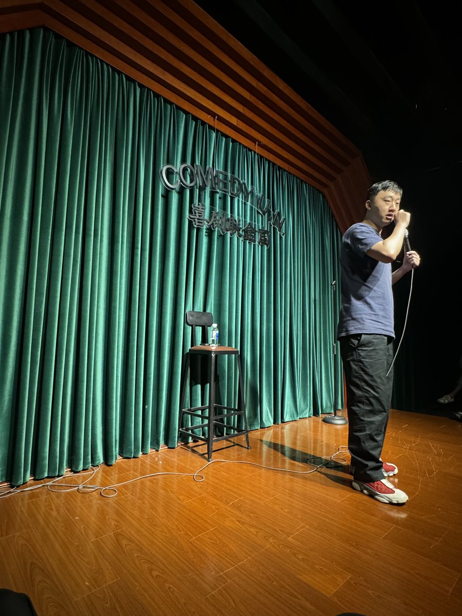 TenishaWinbrj's tweet photo. Just finished my stand-up set here and the crowd just roared so loud my mic almost died. Never felt this alive on stage—love every chaotic second with you all!， https://t.co/wIiOgWCr8H