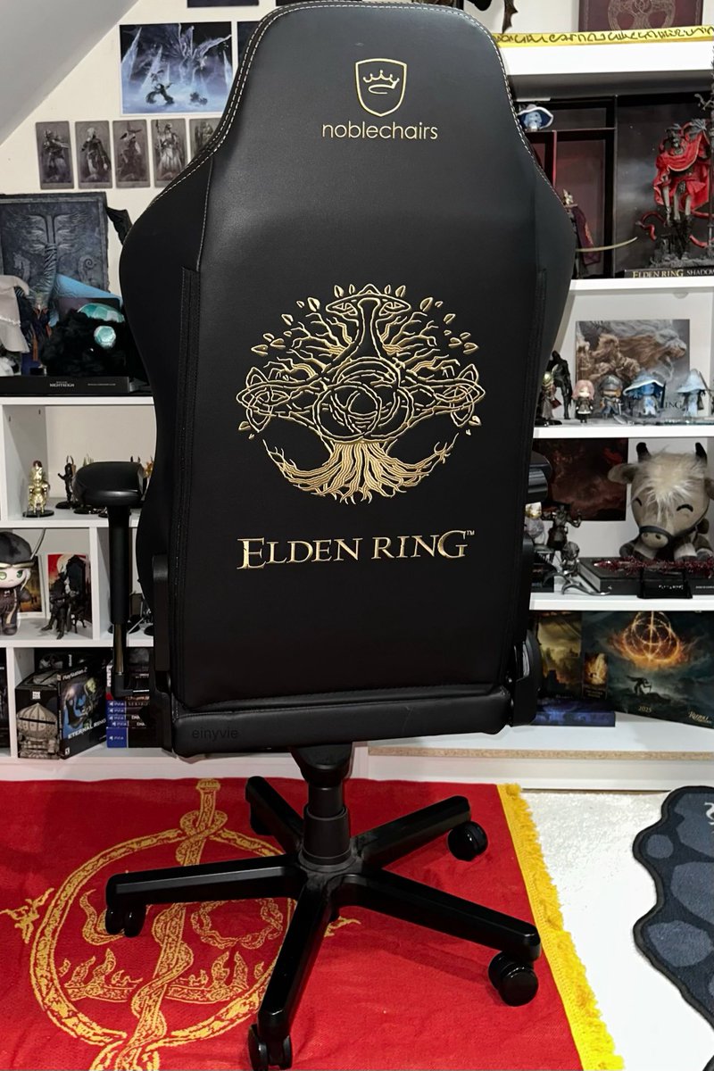 einyvie's tweet photo. my noblechairs x elden ring gaming chair https://t.co/XYXsBGFmzd