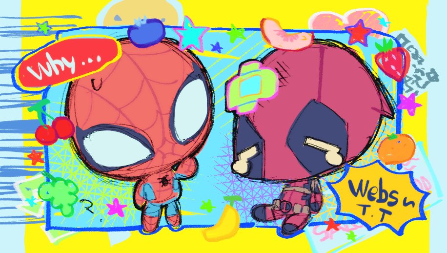 Qmdea1's tweet photo. #spideypool https://t.co/bfC1dYdsb6
