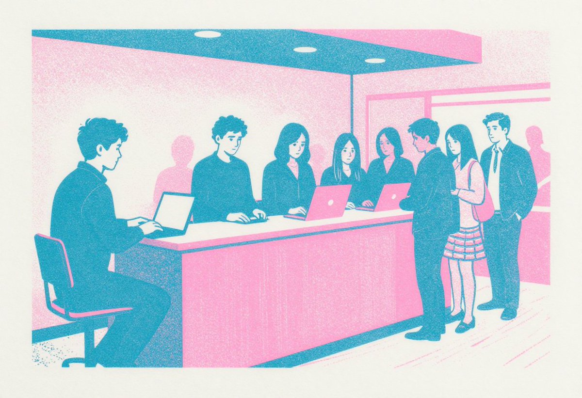 jobsinvc's tweet photo. Y Combinator is hiring a front desk receptionist.

It is exactly what it sounds like. It is also the first person every founder walking into that building has to get past, which is a strange and genuinely valuable place to stand. @ycombinator

https://t.co/2ivT4rAlCt https://t.co/VkWCneG3MR
