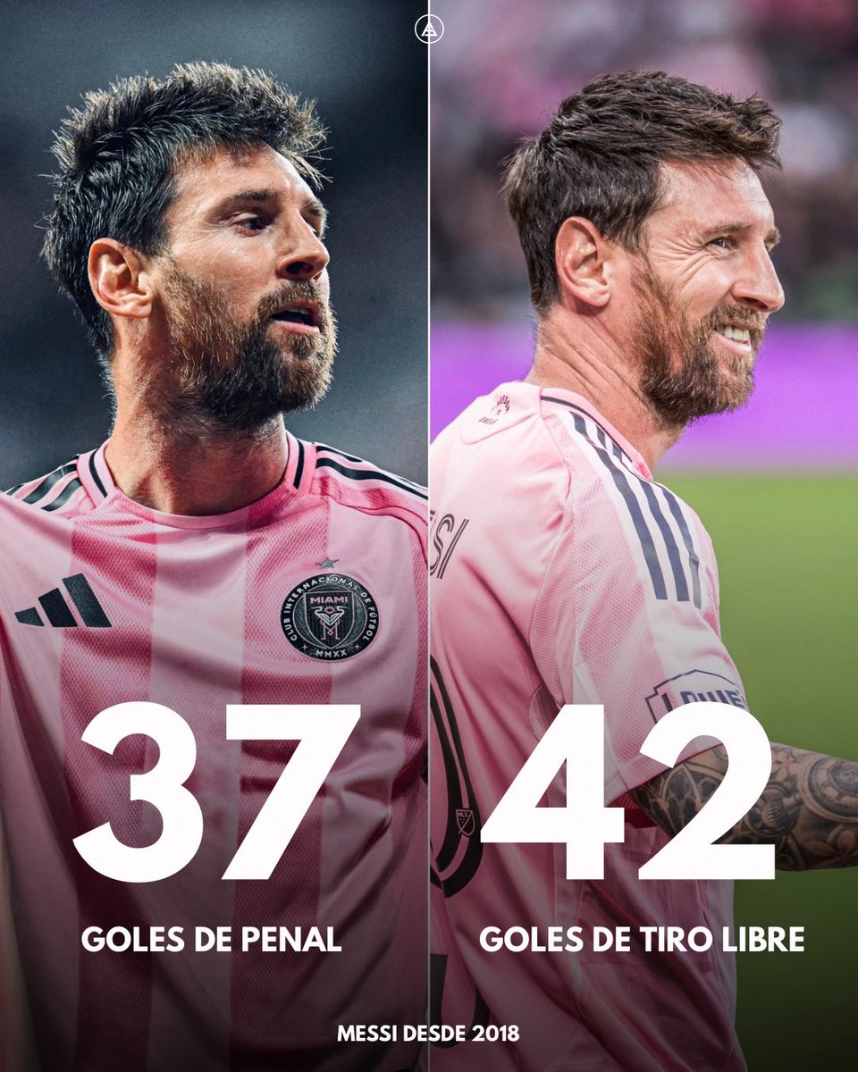 sudanalytics_'s tweet photo. 🤯🎯 Desde 2018 hasta hoy Lionel Messi hizo MÁS GOLES DE TIRO LIBRE que de penal. https://t.co/yxLfYaVznu