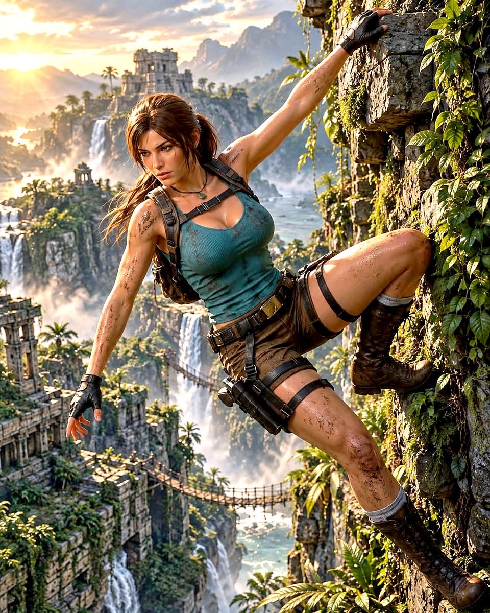 Hocine_19_82's tweet photo. 🔰New Lara Croft 💞🔥The Tomb Raider🏹🌀She is  The Best and Nothing Impossible for her💗🌄
💠#LaraCroft #TombRaider #TombRaiderFans  #CrystalDynamics #SquareEnix #Gaming #Gamer #GamingCommunity #GamingReels #AdventureGam https://t.co/CfarOj5wya