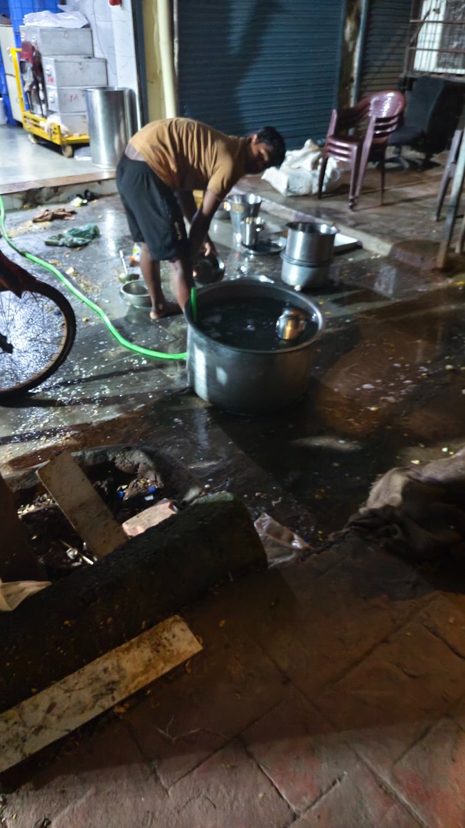 shivangjpatel's tweet photo. @Tukaram_IndIAS @mybmc using rain storm water drainage as personal drainage. 

Please take action as it's create mosquito issue. https://t.co/omQXXbH2Sz