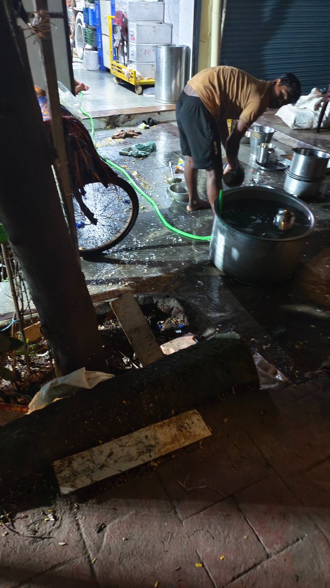 shivangjpatel's tweet photo. @Tukaram_IndIAS @mybmc using rain storm water drainage as personal drainage. 

Please take action as it's create mosquito issue. https://t.co/omQXXbH2Sz