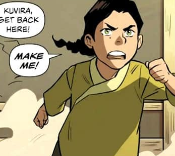 pawline02's tweet photo. baby kuvira was such an ankle biter man https://t.co/qzkjuPUwad