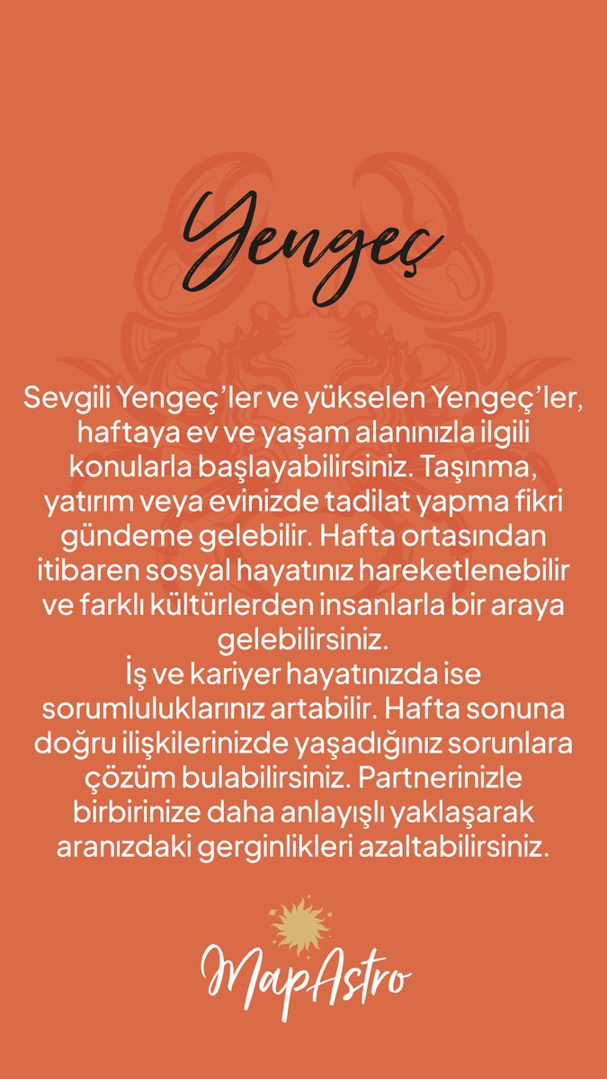Mapastroapp's tweet photo. ✨ 28 Eylül - 4 Ekim Haftası Burç Yorumları ✨🔮

(Koç - Boğa - İkizler - Yengeç) https://t.co/3ehvRsLASl