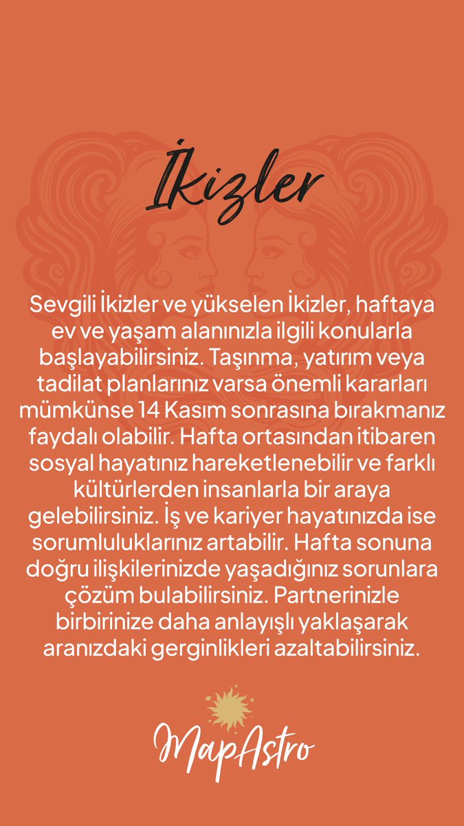 Mapastroapp's tweet photo. ✨ 28 Eylül - 4 Ekim Haftası Burç Yorumları ✨🔮

(Koç - Boğa - İkizler - Yengeç) https://t.co/3ehvRsLASl