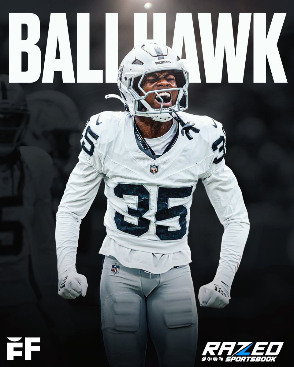 fballforeverhq's tweet photo. Raiders fifth-round CB Hezekiah Masses has been a BALL HAWK through three games 🏴‍☠️

▫️86 total coverage snaps
▫️14 total targets
▫️6 receptions allowed (70 total yards)
▫️3 INT (1st in NFL)
▫️19.0 passer rating allowed (2nd in NFL)

The rookie has been LOCKDOWN 🔒 https://t.co/4oWCv5Gz4v