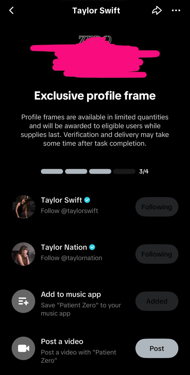 everslay13's tweet photo. guys RUN to tiktok and share the link when you scroll down on the patient zero activity!!! WE GET BEHIND THE SCENES WHEN WE REACH 100k SHARES RUNNNNNNNNN https://t.co/BdzXqGRK5x
