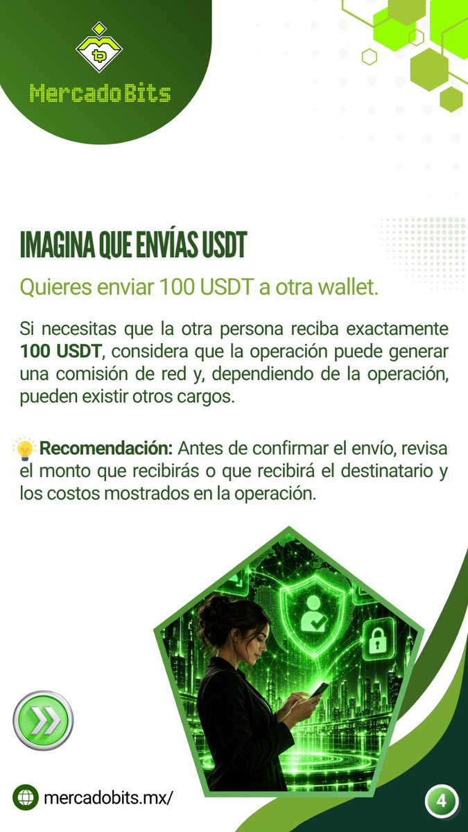 MercadoBitsMX's tweet photo. ¿Qué es una comisión de red?

Cuando envías criptomonedas a otra wallet, la transacción debe ser procesada y confirmada por la red blockchain. Para ello, puede existir una comisión de red.

#red #comisiondered #blockchain #wallet #cripto https://t.co/O4FoYGvAAV