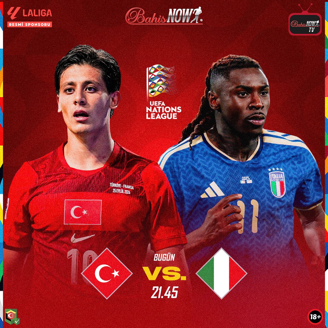 BahisNow66's tweet photo. 🇹🇷 A Milli Futbol Takımımız sahaya çıkıyor, heyecan BahisNow'da yaşanıyor. UEFA Uluslar Ligi'nin ikinci haftasında rakibimiz İtalya.

⬆ Rakipsiz Oranlar
🔥 Özel Bahisler

👉 Bahsini BahisNow'da al, maçı BahisNowTV'de izle.      

🔗 BahisNow giriş ve BahisNowTV linki profilde. https://t.co/ri6NDOdfn4