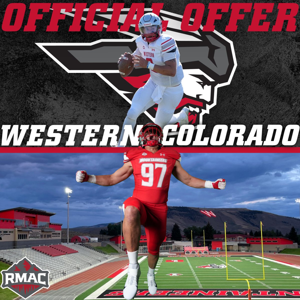 Aydensnower27's tweet photo. After a great conversation with @Jas_Bains_12 last night I'm blessed to receive an offer! @MountaineerFB
@JGonzo_24 https://t.co/kqh4bYxciA