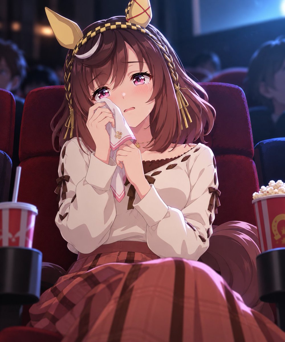 hamacom_palmer's tweet photo. ビターエンドの映画に涙を流すブエナ
 #ウマ娘  #umamusume #ブエナビスタ https://t.co/xLhnIbzEld