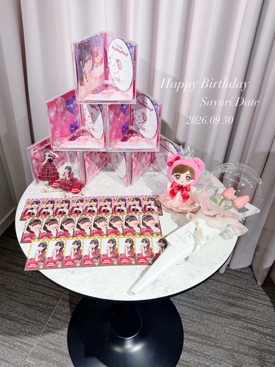 _sayupi_'s tweet photo. ⠀　　 ｡ .+｡🎂｡+. ｡
　　｡┼＊　　　＊┼｡
　   ＊ ﾟ：　　　：ﾟ ＊
　     ♡𝟐𝟎𝟐𝟔.𝟎𝟗.𝟑𝟎♡

🌷#伊達さゆり誕生祭2026
🌷#伊達さゆり生誕祭2026 https://t.co/LTZCKmT8BK