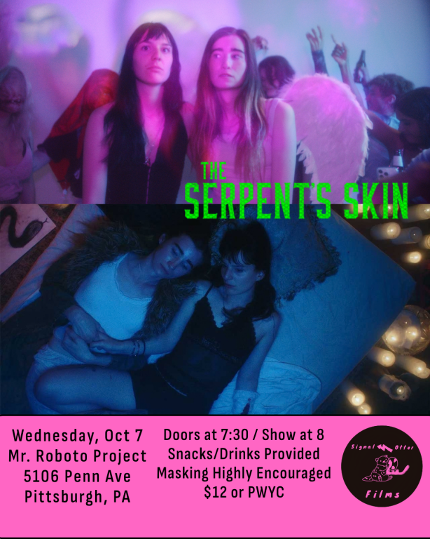 jortsseason420's tweet photo. Next week, Wednesday October 7th! At @RobotoProject
 come see Alice Maio Mackay's "The Serpent's Skin"! Doors at 7:30, movie at 8:00! https://t.co/HtwJfUif7P
