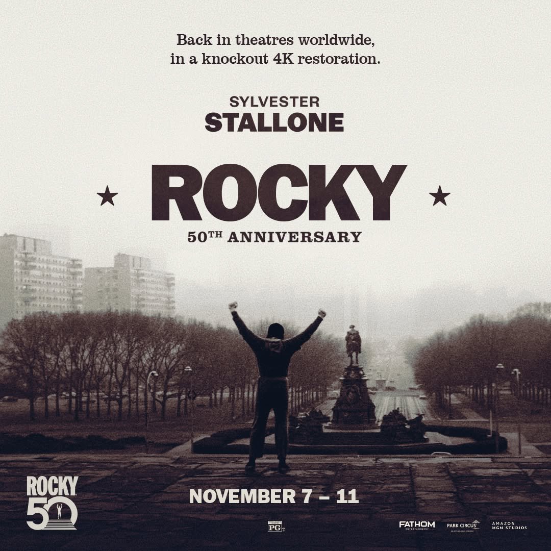 cinemaclt's tweet photo. 🗞️ | O filme 'Rocky: Um Lutador' retornará aos cinemas em uma versão totalmente remasterizada em 4K. As exibições especiais estão programadas globalmente para acontecer entre os dias 7 e 11 de novembro de 2026. https://t.co/qn8Dr7ayvB