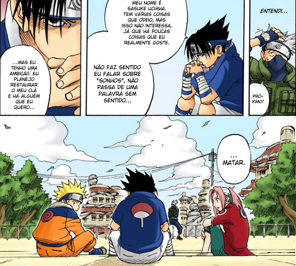 bakugouvirjola's tweet photo. o meu nome é sasuke uchiha. eu detesto muitas coisas e não gosto de nada em particular. o que eu tenho não é um sonho, pois eu vou torná-lo realidade... eu vou restaurar o meu clã e matar um certo alguém. https://t.co/DwvSPGNdE1