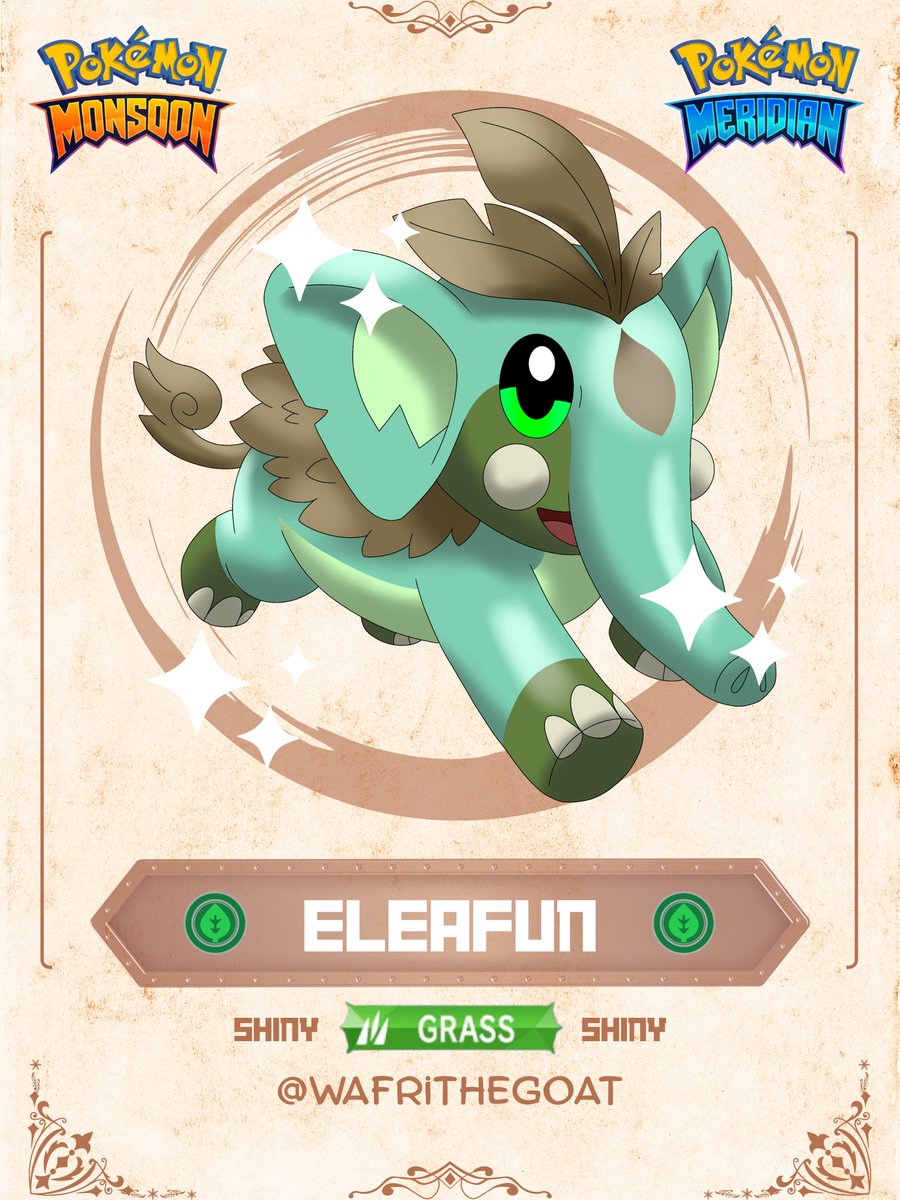 wafeithegoat's tweet photo. [OC] Pokemon M&amp;M Grass Starter (Redesign). Thanks to all of the suggestions I got. I've redesigned the fakemon with better dynamic pose and the design is less detailed, so it looks like a fresh early stage evolution starter Pokemon ^^.

#oc
#fanmade
#pokemonㅤㅤㅤ 
#fakemon https://t.co/uWxZfCQojz