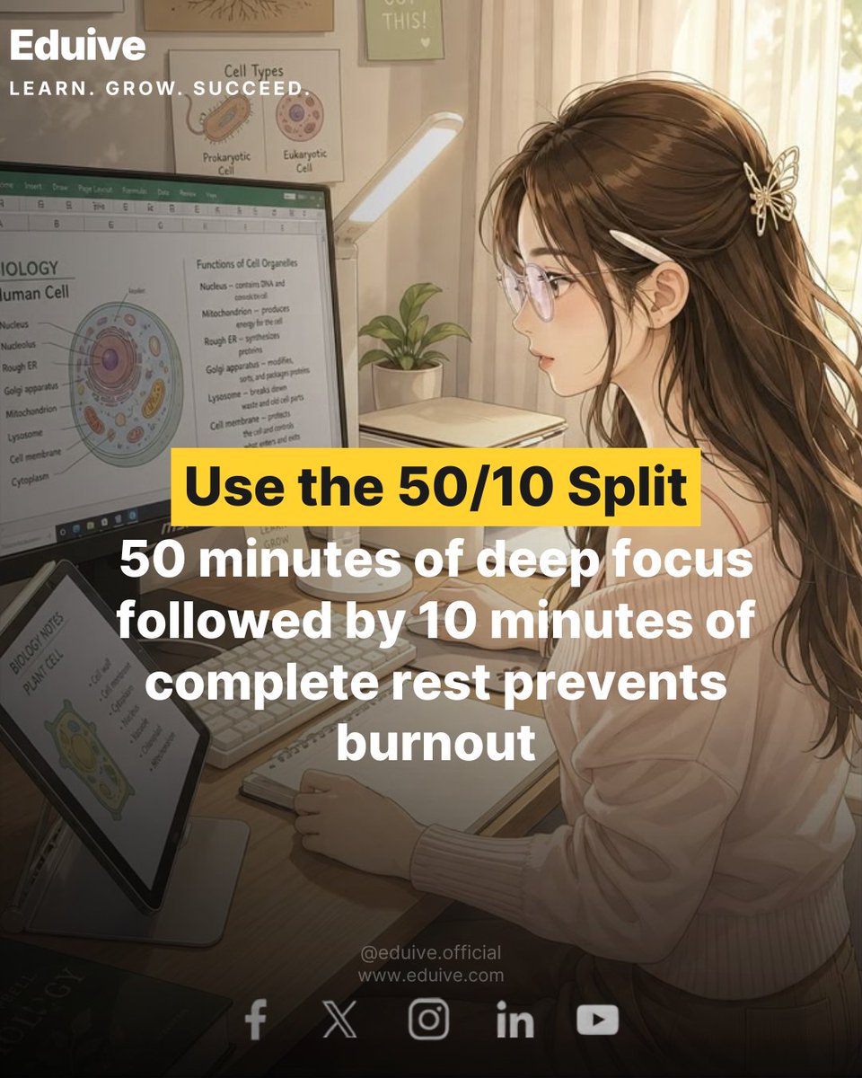 Eduive_Official's tweet photo. Time Management for High Performers: 3 Habits to Master Your Schedule.
High performers don't work longer hours; they manage their focus better.
#TimeManagement #HighPerformers #StudyHacks https://t.co/HAWYq4VFk6