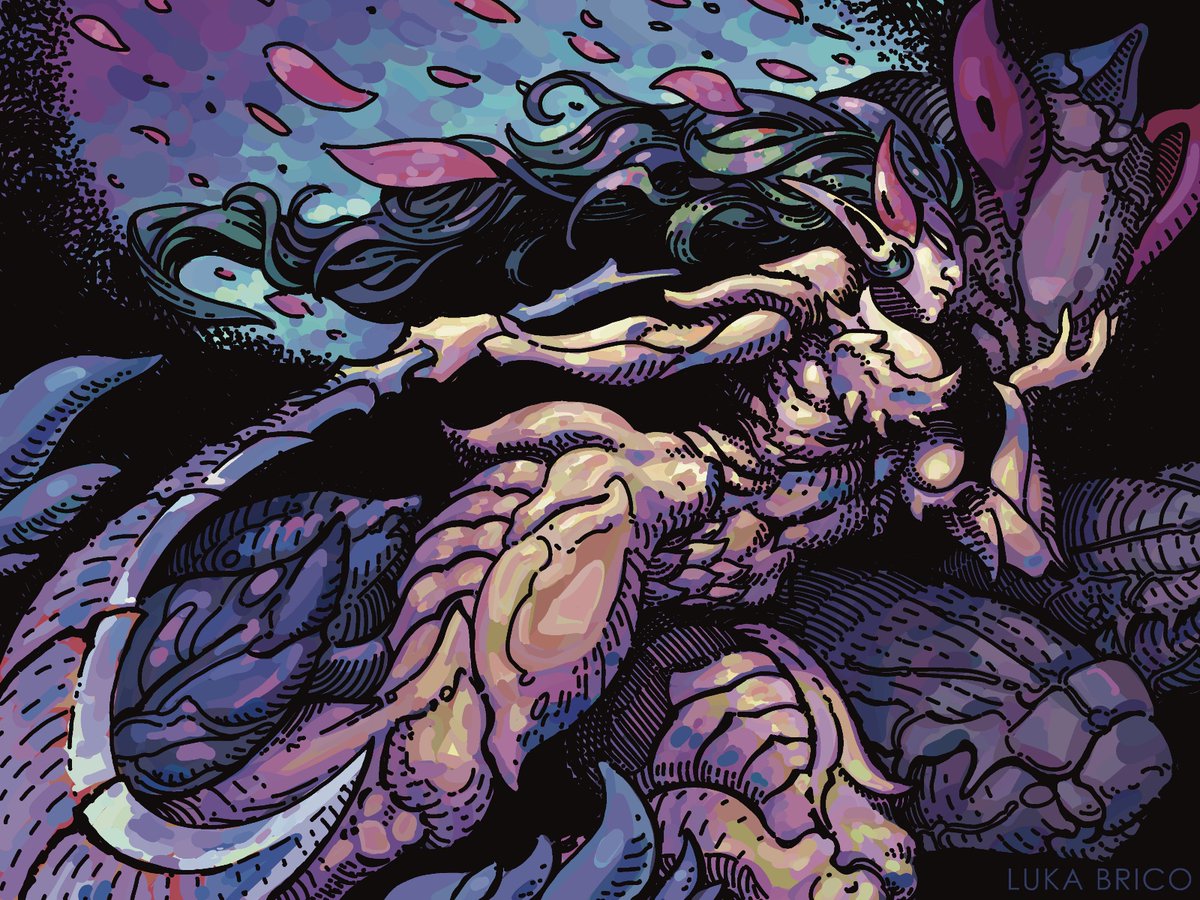 BricoLuka's tweet photo. Orchid Mother
Tried to push this style to resemble a League splash art more. https://t.co/aHfb4rHKHu