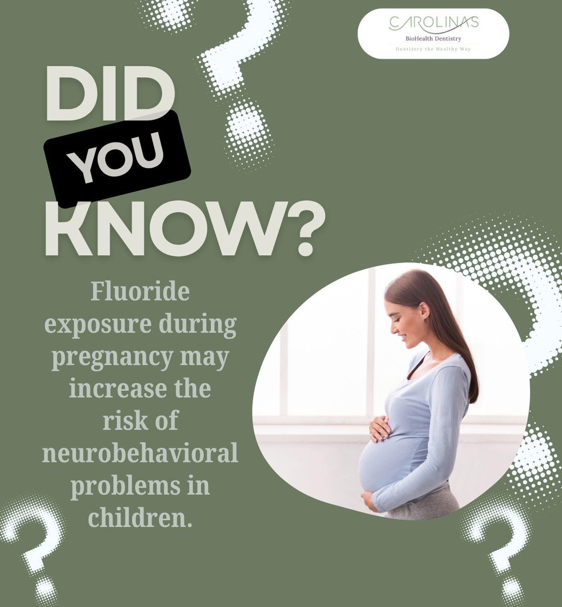 biohealthdent's tweet photo. Recent studies indicate fluoride exposure may impact human development, including the fetal stage. Let's stay alert, raise awareness of these risks, and take precautions to protect our future generations.
#fluorideexposure #CarolinasBioHealthDentistry #Clemmons #NC https://t.co/U3kLpob9sR