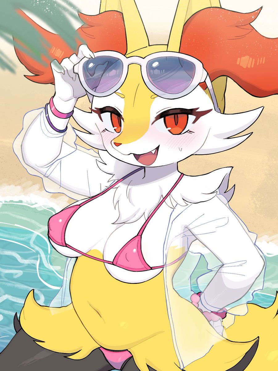 Sushicoshico's tweet photo. 🏖️🦊 https://t.co/M8pwNpejuN