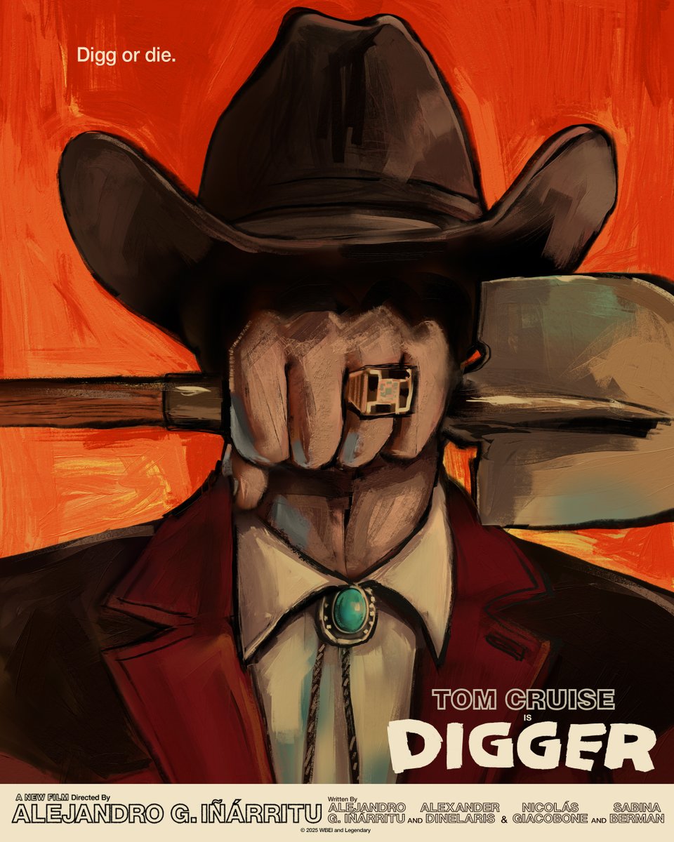 diggerthemovie's tweet photo. “FROM THE ‘DIGGER’ VAULT”
These five pieces come from the film’s original campaign exploration, developed by the BLT Communications creative team as they worked toward the final poster. Share your #DiggerMovie art and tag @diggerthemovie. DIGGER - only in theaters and IMAX FRIDAY. Get tickets now.