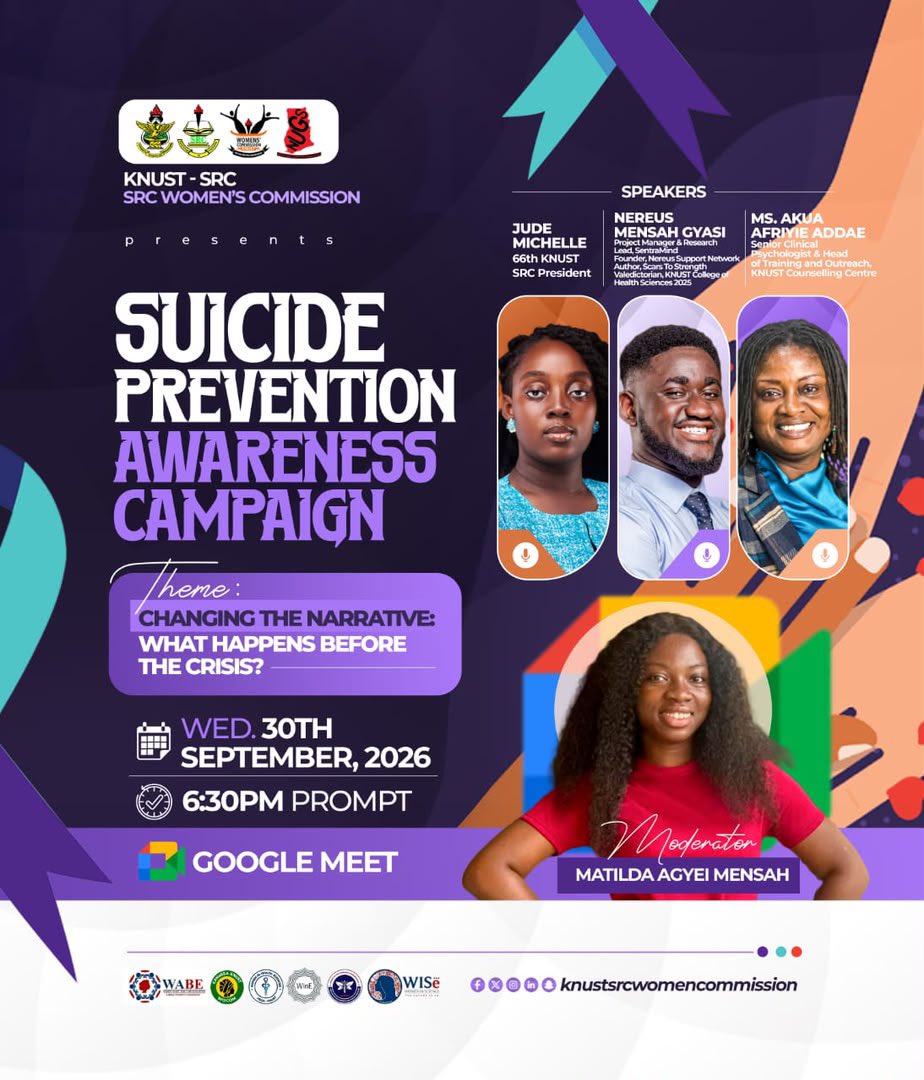 srclnugswocom's tweet photo. The SRC Women's Commission presents a crucial conversation dedicated to rewriting the story around mental wellness and intervention before a crisis hits.

https://t.co/DWkDDaJwQO

Join us this Wednesday!🔥🎊
#𝐒𝐮𝐢𝐜𝐢𝐝𝐞𝐏𝐫𝐞𝐯𝐞𝐧𝐭𝐢𝐨𝐧 https://t.co/QzxdhRJ6Tb