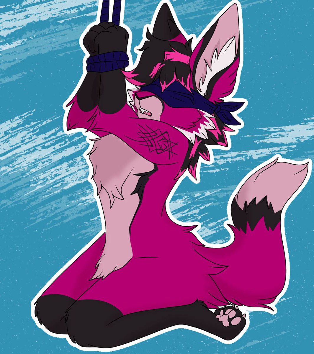 AFenbit's tweet photo. All tied up and ready to be controlled.

Art by colliebluezart
https://t.co/TpSBNH5LU8 https://t.co/hvftQqokfg