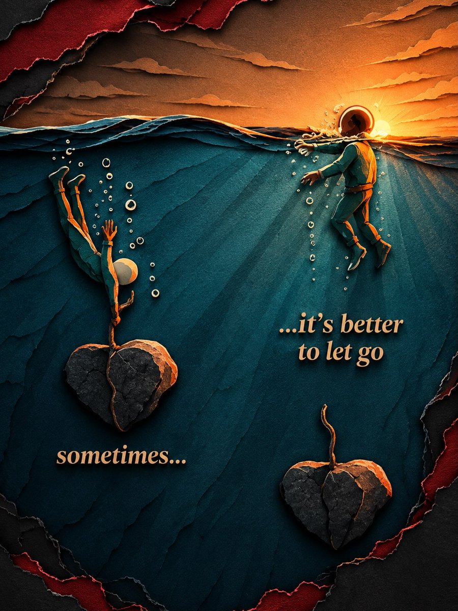 MathildaWiifs's tweet photo. Sometimes the hardest part isn’t holding on—it’s knowing when to let go. Leaving can hurt, but choosing peace, growth, and freedom over attachment is sometimes an act of self-respect. https://t.co/zVAPQOgvVL