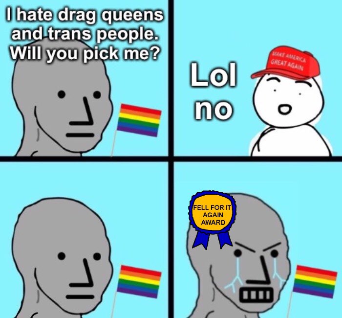 marionumber4's tweet photo. Gay Republicans for the millionth time: https://t.co/rDgNyPuXSp
