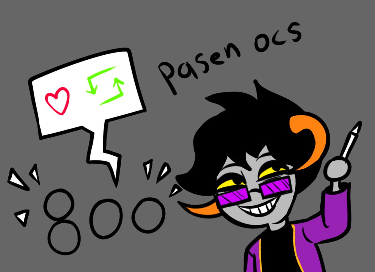 TheCrea0r_blood's tweet photo. OKAY pues no se me ocurrio una mini dinamica XDDD 
pasen sus ocs y les hare un dibujo pa celeberar los 800 seguidores cada dia mas cerca del primer 1k https://t.co/UfIfyJVfNX