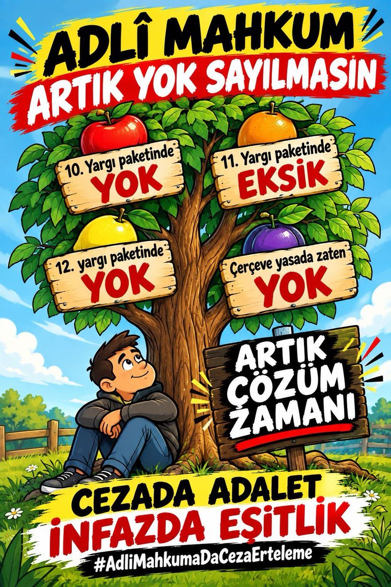 tribalcone's tweet photo. @hby34 Çocuklar büyürken, anneler ve eşler yıllarca bekliyor. İnfaz düzenlemeleri değerlendirilirken hükümlülerin, ailelerin ve toplumun koşulları birlikte ele alınmalı. Adalet ve eşitlik herkes için önemlidir.
CEZADA ADALET İNFAZDA EŞİTLİK
#AdliMahkumaDaCezaErteleme https://t.co/i0Xs5scmUk