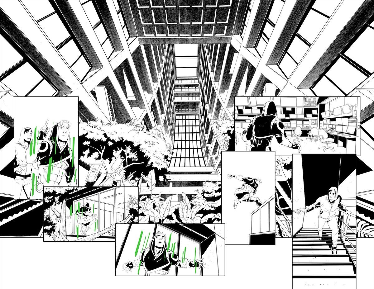 Santos877's tweet photo. Hacking
.
Radiant Black_#41 
Artist  - Paulo Daniel Santos
Writers - Kyle Higgins &amp; Joe Clark
Colors - Rod Fernandes 
Letterer - Becca Carey
.
#radiantblack #imagecomics #radiant #paulodanielsantos https://t.co/mRcL90YLRT