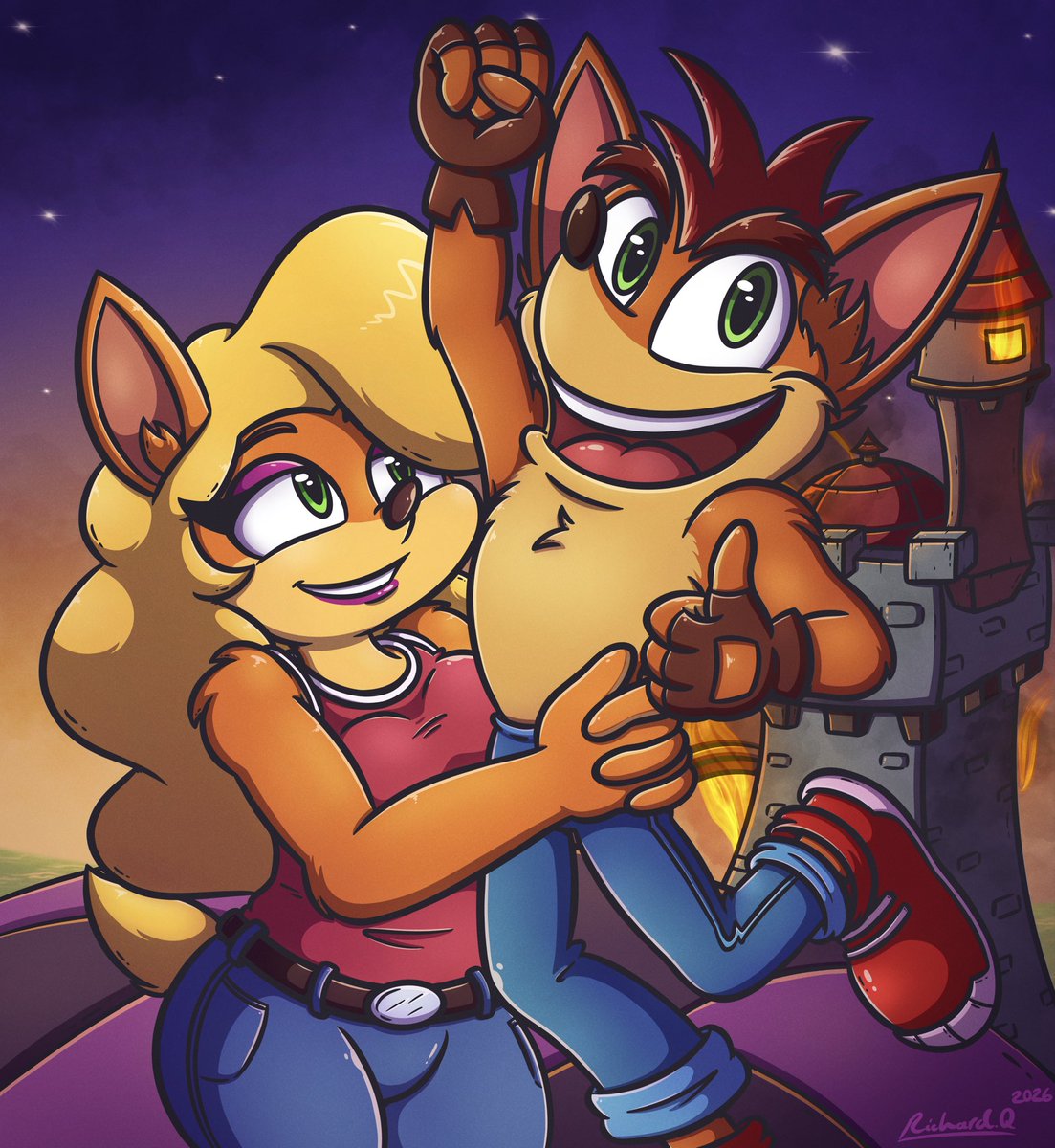 DigitalRQ's tweet photo. I’m VERY late on this, but it’s been 30 years since this wacky orange marsupial jumped into our gaming lives!! Crash Bandicoot continues to kick evil scientist’s butt and save the ever so beautiful Tawna Bandicoot!

Happy 30th Anniversary, Crash! 😄🧡🧡🥭🎮
#CrashBandicoot #Tawna https://t.co/GbS6IqZWon