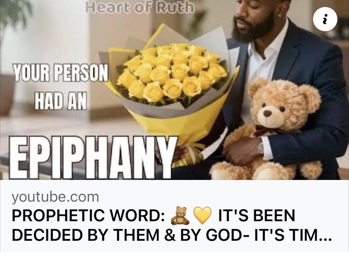 YOUNGFRESHHH's tweet photo. ✅ PROPHETIC WORD ✅
YOUR PERSON HAD AN
EPIPHANY!…. / IT'S BEEN
DECIDED BY THEM AND BY GOD!…. IT'S TIME TO JOIN WITH YOU + OTHER MESSAGES!…. 🗣️ In JESUS CHRIST Amen!
❤️ Y.L JESUS 💍 CHRIST T.M.L ❤️
🚩 https://t.co/c9AHtNMDto
#God1st #JesusChrist #PowerOfTheHolySpirit https://t.co/kEtiURPNfO