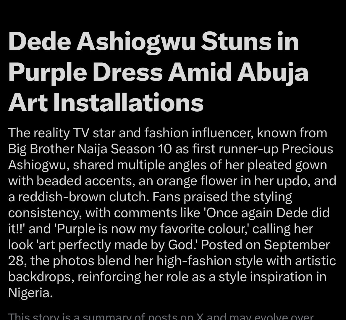 ladybossRen's tweet photo. Child of grace 😍🥹

#DedeAshiogwu https://t.co/ExVRmHoodK