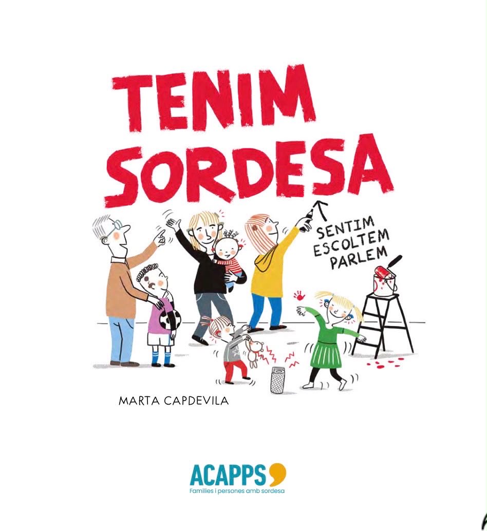 neusmunte's tweet photo. Coincidint amb el Dia Internacional de les Persones amb Sordesa assistim a la presentació del llibre de la @federacioacapps i l’il·lustradora Marta Capdevila que recull 
diferents etapes vitals i relats de persones sordes. 
“Tenim sordesa. Sentim, escoltem, parlem” https://t.co/Ko4PNqMDmF