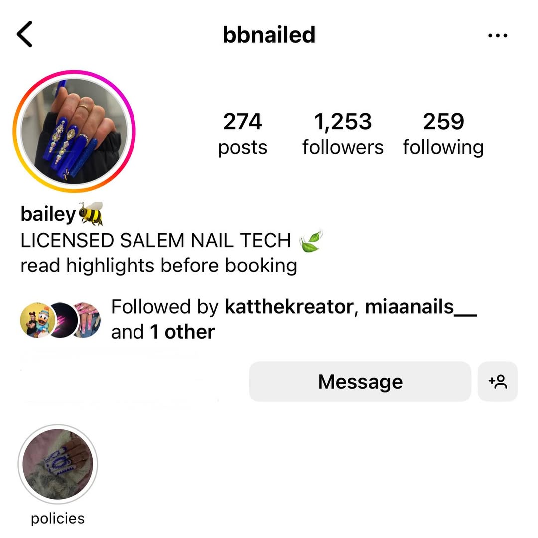 KaleighDecm7c's tweet photo. When a new nail technician joins us, it’s cause for celebration. Come in and welcome our new technician, @bbnailed! https://t.co/a1wFXmqXbJ