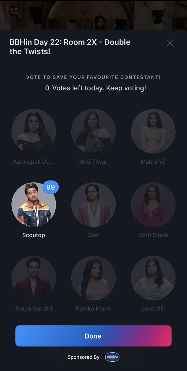 Esha_QEN's tweet photo. I already cast my 99 votes for Scout! What are you waiting for? Go to the JioHotstar app, vote for Scout, and submit your 99 votes! Letโs go! ๐
#Scout #ScoutOP #ScoutArmy #TeamScout #ScoutOPArmy #BBHin #BiggBoss #JioHotstar #VoteForScout #IndianGaming
@scouttanmay https://t.co/dFg8PKPRiT