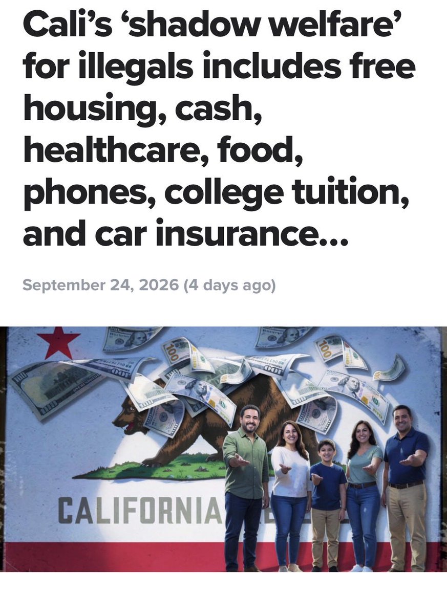 mrosazza's tweet photo. Colorado is doing the exact same thing.  Where do you think all the money for roads, police and schools disappeared to?  “California has built what amounts to a “shadow welfare system” for illegal immigrants, complete with state-funded programs and insane workarounds that provide everything from healthcare and cash to food, housing, tuition, phones, and other taxpayer-funded goodies.”  #copolitics