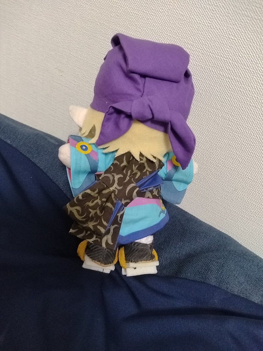 nuoonnu's tweet photo. やっと薬売りさん、離の剣のぬい完成したーーーー！！！！！個人の趣味で頭巾取ったら長髪になるようにした！！！ https://t.co/d2Ih8SfnMv