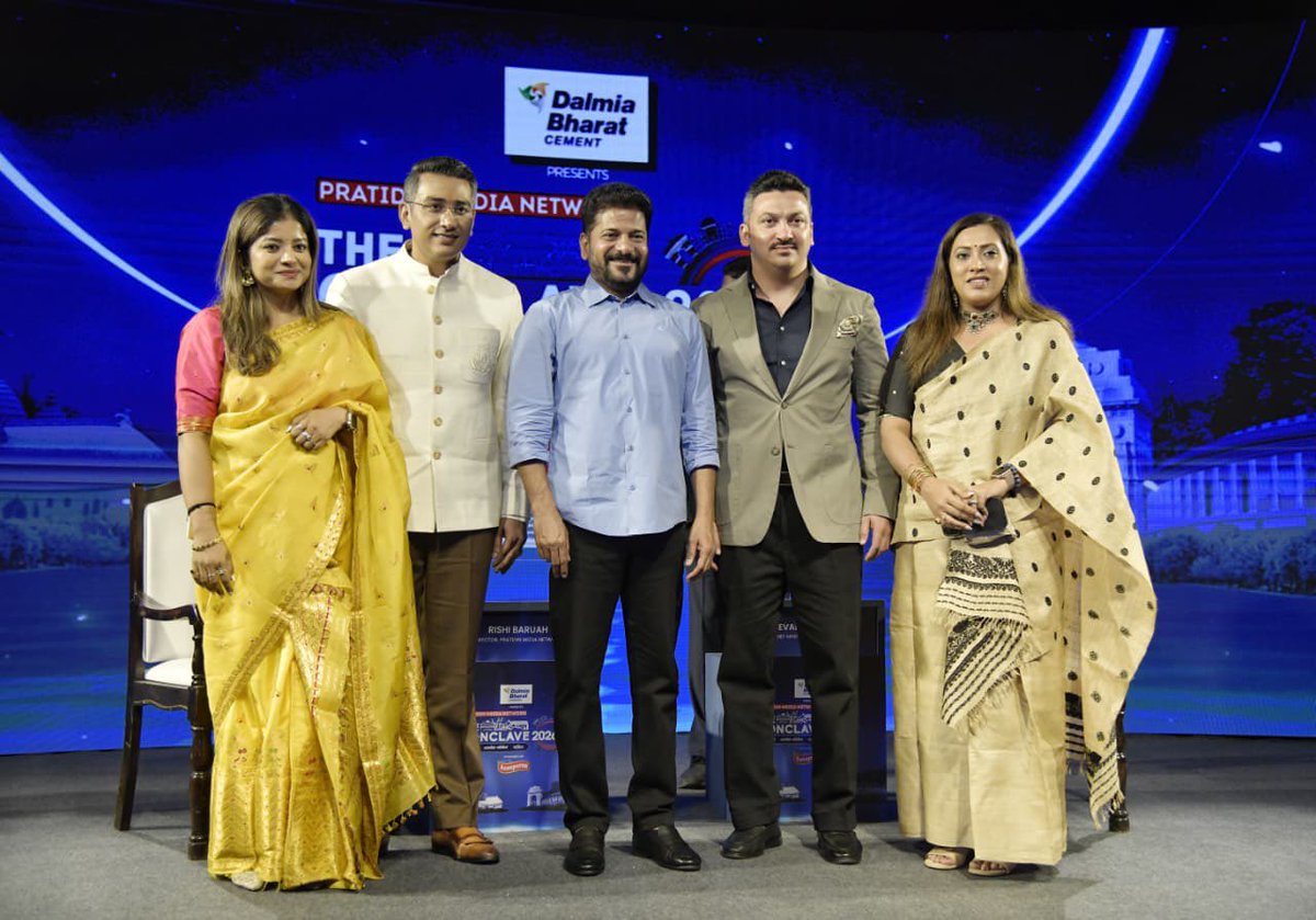 revanth_anumula's tweet photo. It was a pleasure to participate in The Conclave 2026 – India’s Next Chapter, organised by Pratidin Media Network in New Delhi.

In #Telangana, we are building an education-to-employment ecosystem, from quality schooling to skill development through the #YoungIndiaSkillsUniversity and Advanced Technology Centres. 

Telangana needs greater support from the Union Government for critical infrastructure, including the Regional Ring Road. This is not a North-South issue; it is about equal opportunities and equal justice for every state.

On delimitation, the interests and representation of all regions must be protected. The freeze on Lok Sabha seats should continue.

Strengthening democracy, federalism, equitable representation, quality education and employment opportunities for our youth must remain our shared national priority.

#TheConclave2026
