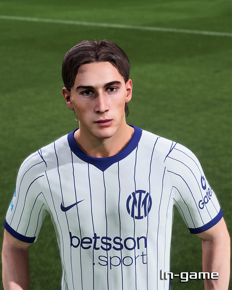 LikeRealFaces's tweet photo. Pio Esposito 🇮🇹 | ⚫🔵 @Inter ⚽
@EASPORTSFC 2️⃣6️⃣ 🎮

Face mod is out! 🔥
🔗 Link in BIO.

#eafc #fc26 #pioesposito https://t.co/v5ycs6J9FB