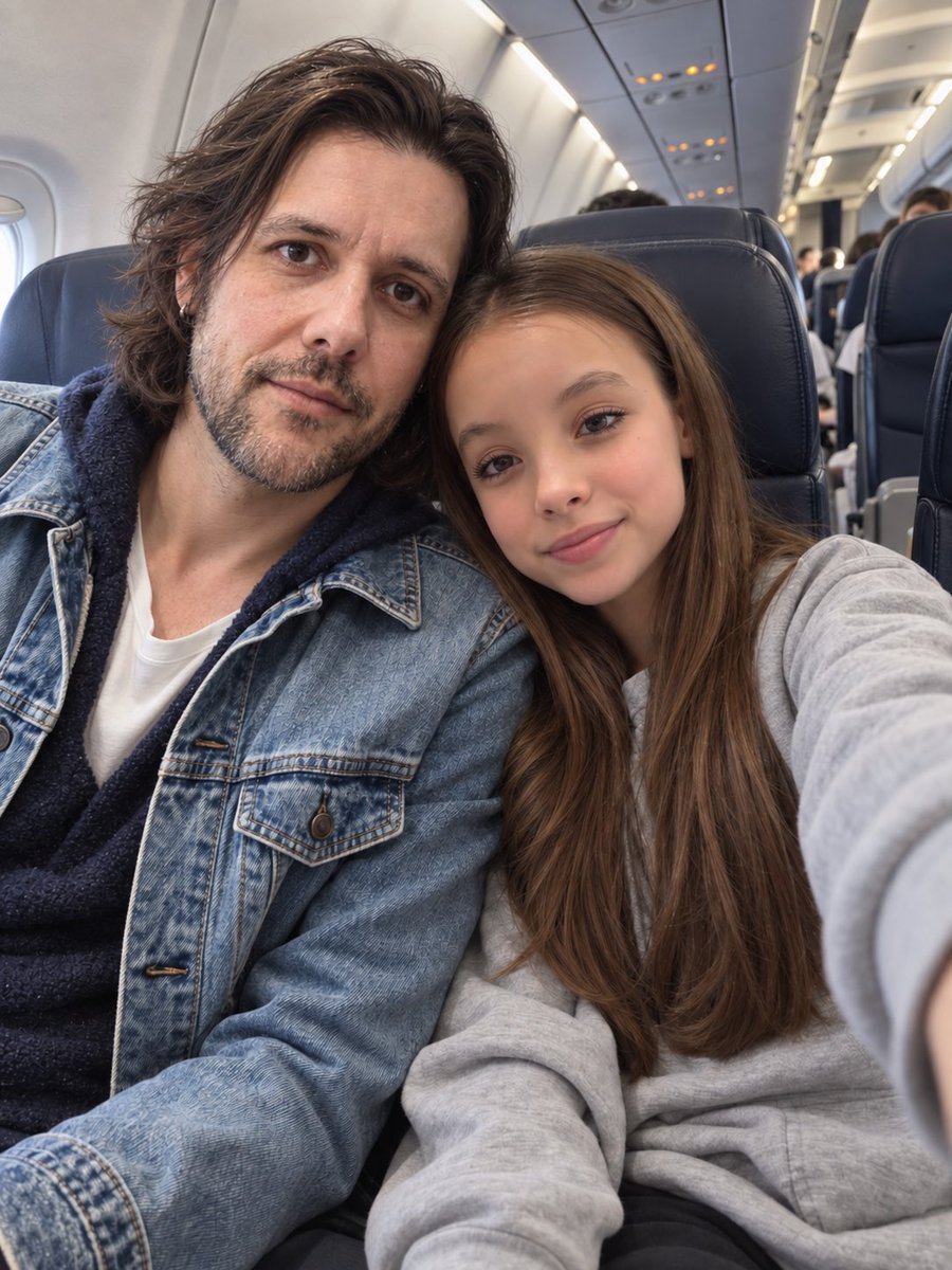 lexcollins's tweet photo. Peanut wanted a selfie before takeoff. I told her I wasn’t ready. She said she’d wait. Eleven years old and already knows that’s not how planes work. 

Tuesday’s coming. Trying to leave it on the ground for a bit.

 Spanish is rusty. Corpus Christi. Body of Christ, right? Weird name. Gonna watch a movie. Probably sleep and wake up with painted nails and braids in my hair again.