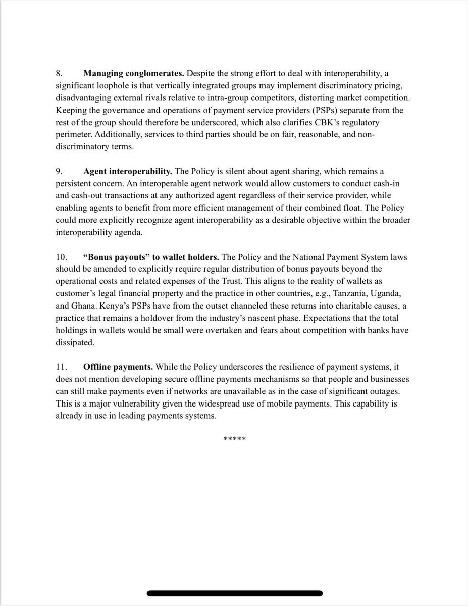 njorogep's tweet photo. Here are my comments on Kenya's draft National Payment System Policy, August 2026, in response to the Public Notice requesting comments and inputs from the public. https://t.co/LRxTdZ4bOj