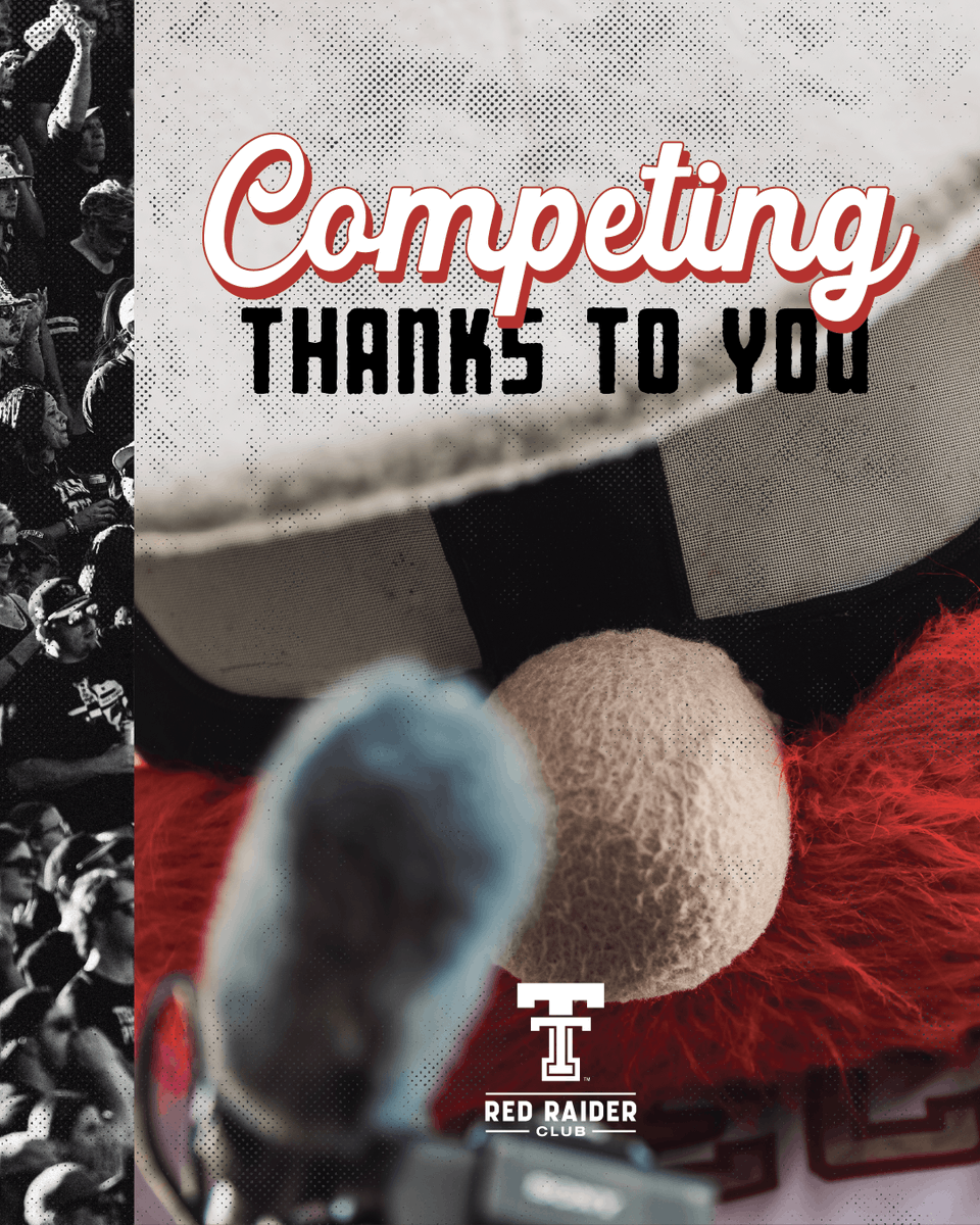 RedRaiderClub's tweet photo. Revenue sharing isn’t abstract anymore. It’s what you see on the field every single game day. 

Because of your RRC membership, Texas Tech is staying competitive in this new era.

Be a difference maker: https://t.co/PcIafD4h9e https://t.co/oyOpyvi7ct